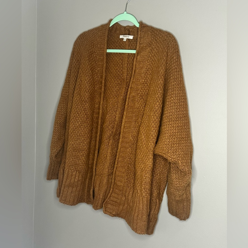 Madewell Copper Brow. Chunky Cardigan Sweater